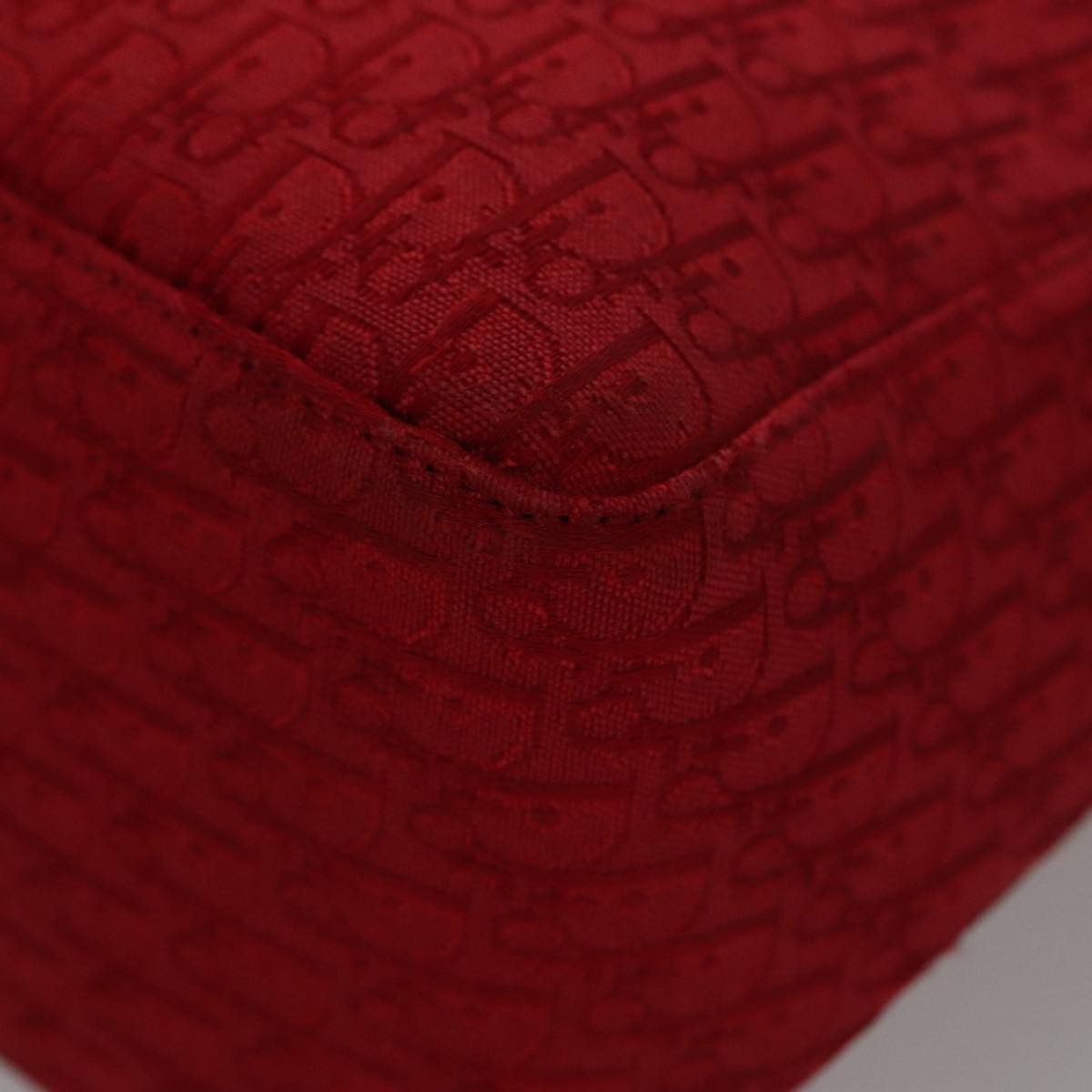 Dior Trotter Red Canvas Tote Bag (Pre-Owned) Size ONE SIZE - 8 Thumbnail