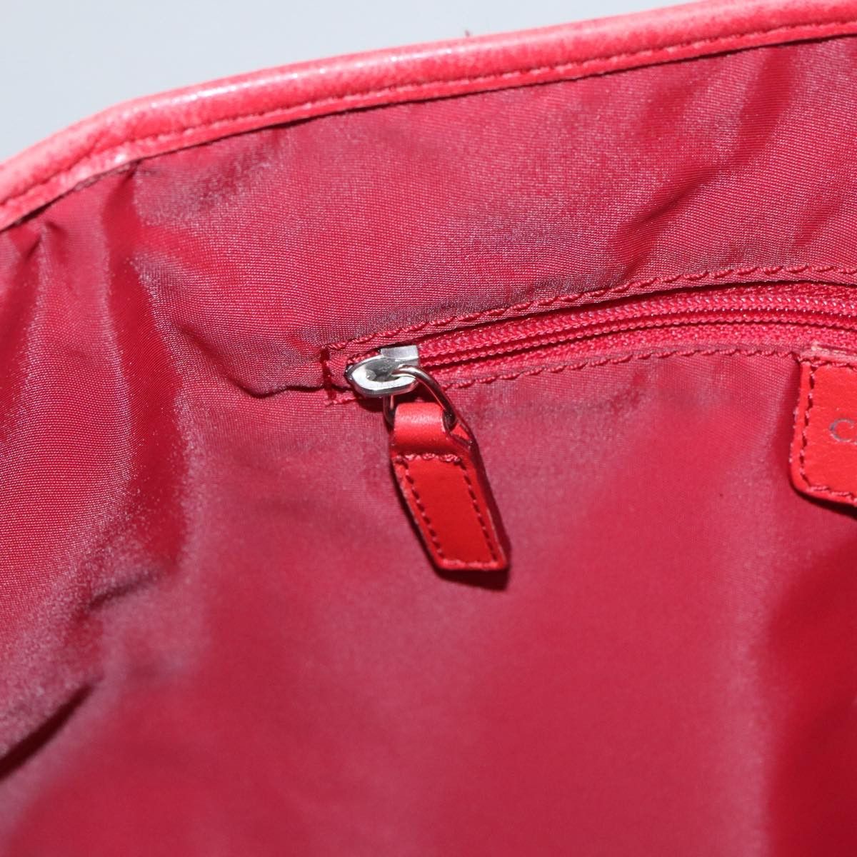 Dior Trotter Red Canvas Tote Bag (Pre-Owned) Size ONE SIZE - 11 Thumbnail