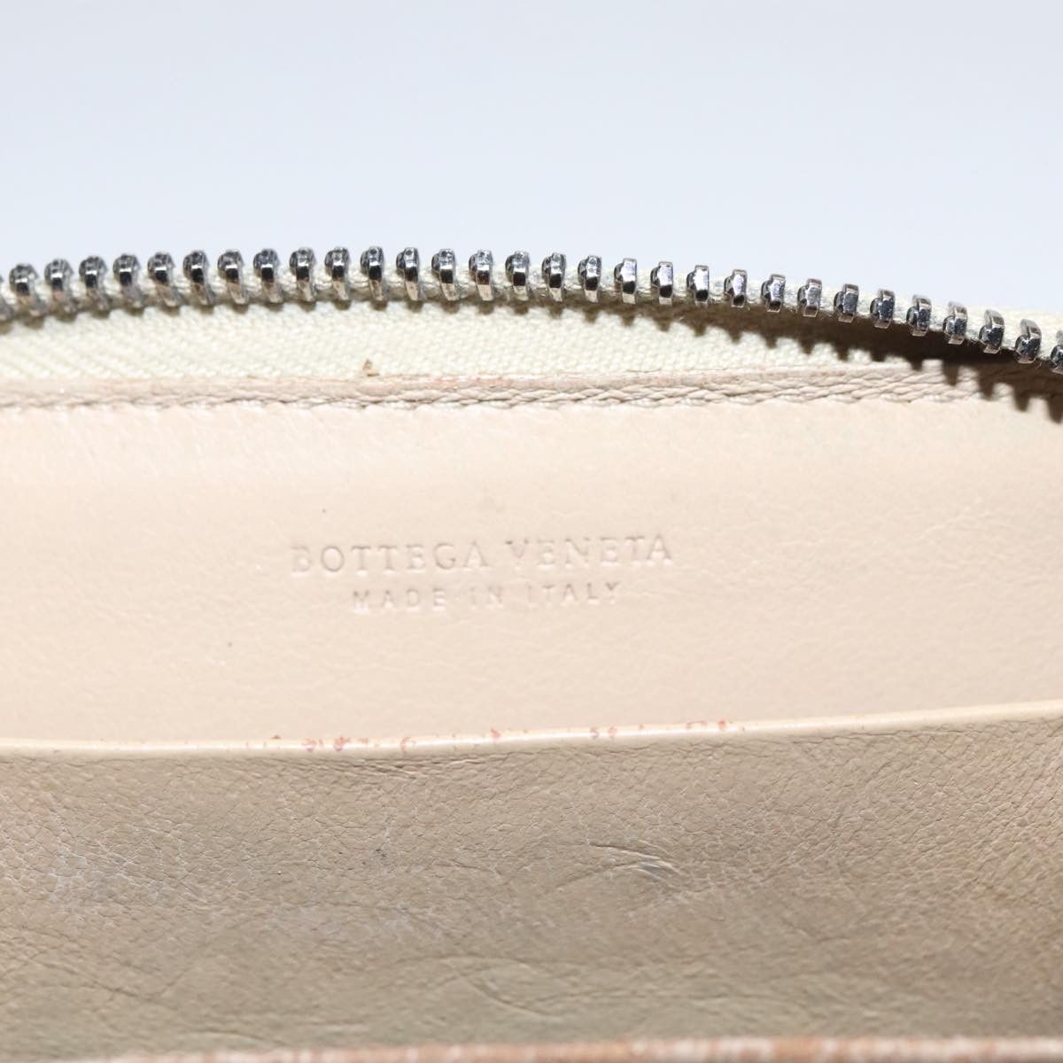 Bottega Veneta Intrecciato Beige Leather Wallet (Pre-Owned) Size ONE SIZE - 14 Thumbnail