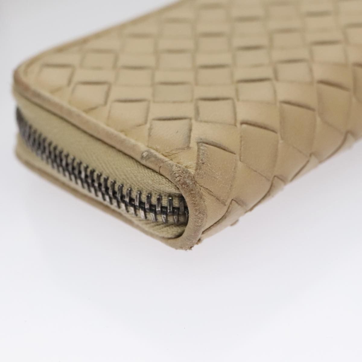 Bottega Veneta Intrecciato Beige Leather Wallet (Pre-Owned) Size ONE SIZE - 8 Thumbnail