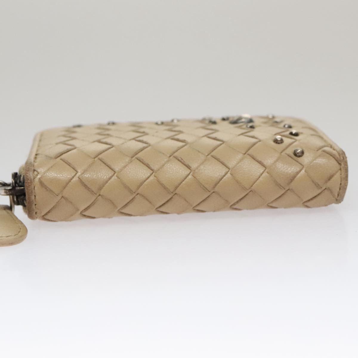 Bottega Veneta Intrecciato Beige Leather Wallet (Pre-Owned) Size ONE SIZE - 17 Thumbnail