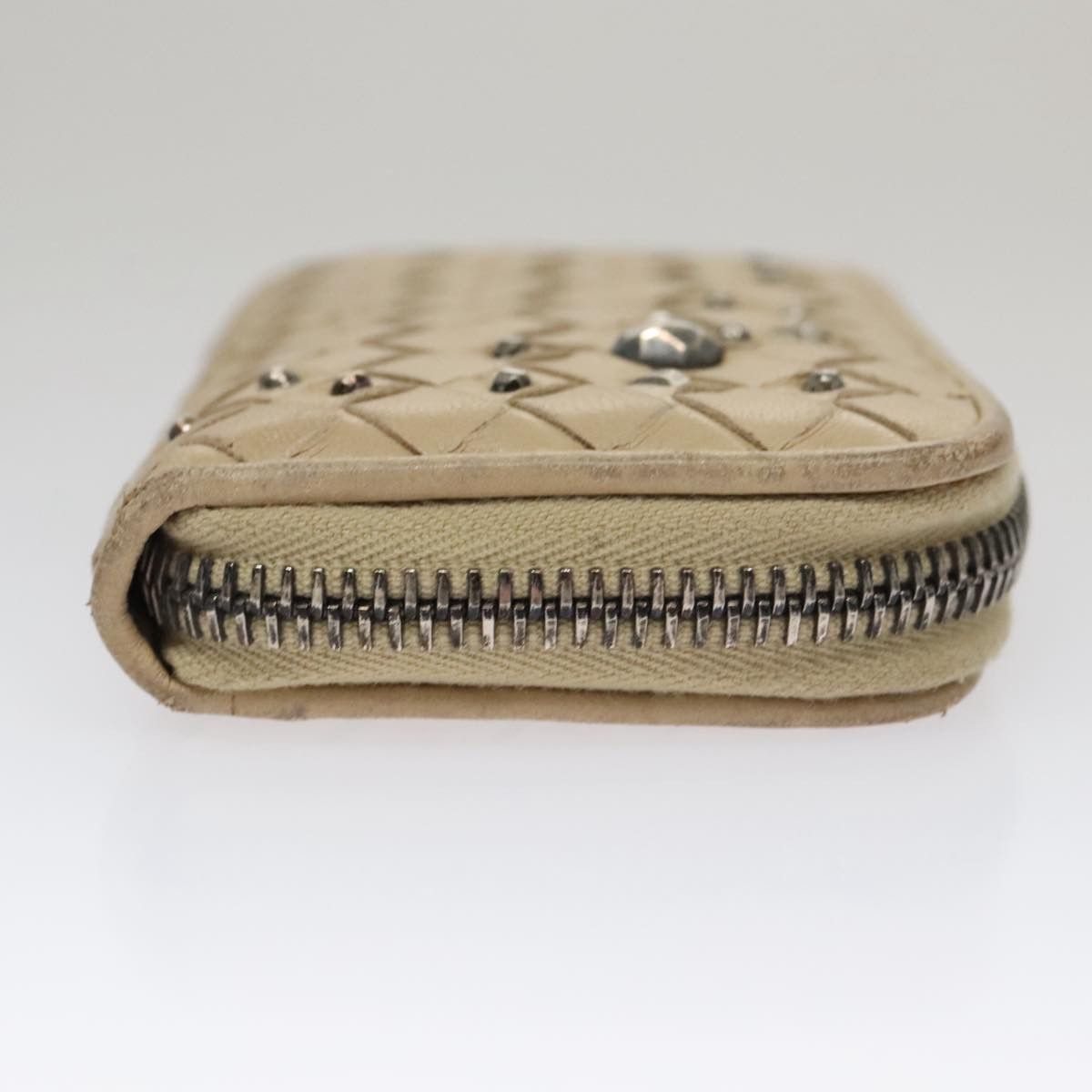 Bottega Veneta Intrecciato Beige Leather Wallet (Pre-Owned) Size ONE SIZE - 3 Thumbnail