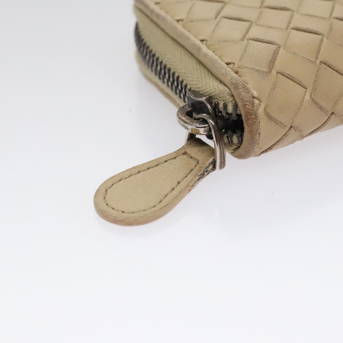 Bottega Veneta Intrecciato Beige Leather Wallet (Pre-Owned) Size ONE SIZE - 11 Thumbnail