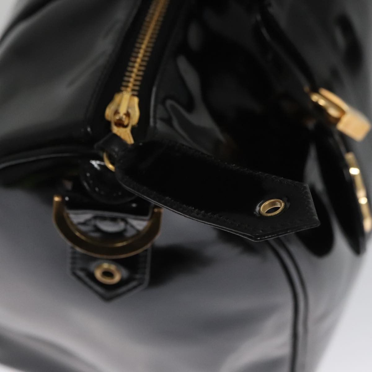 Chanel Logo Cc Black Patent Leather Travel Bag (Pre-Owned) Size ONE SIZE - 12 Thumbnail