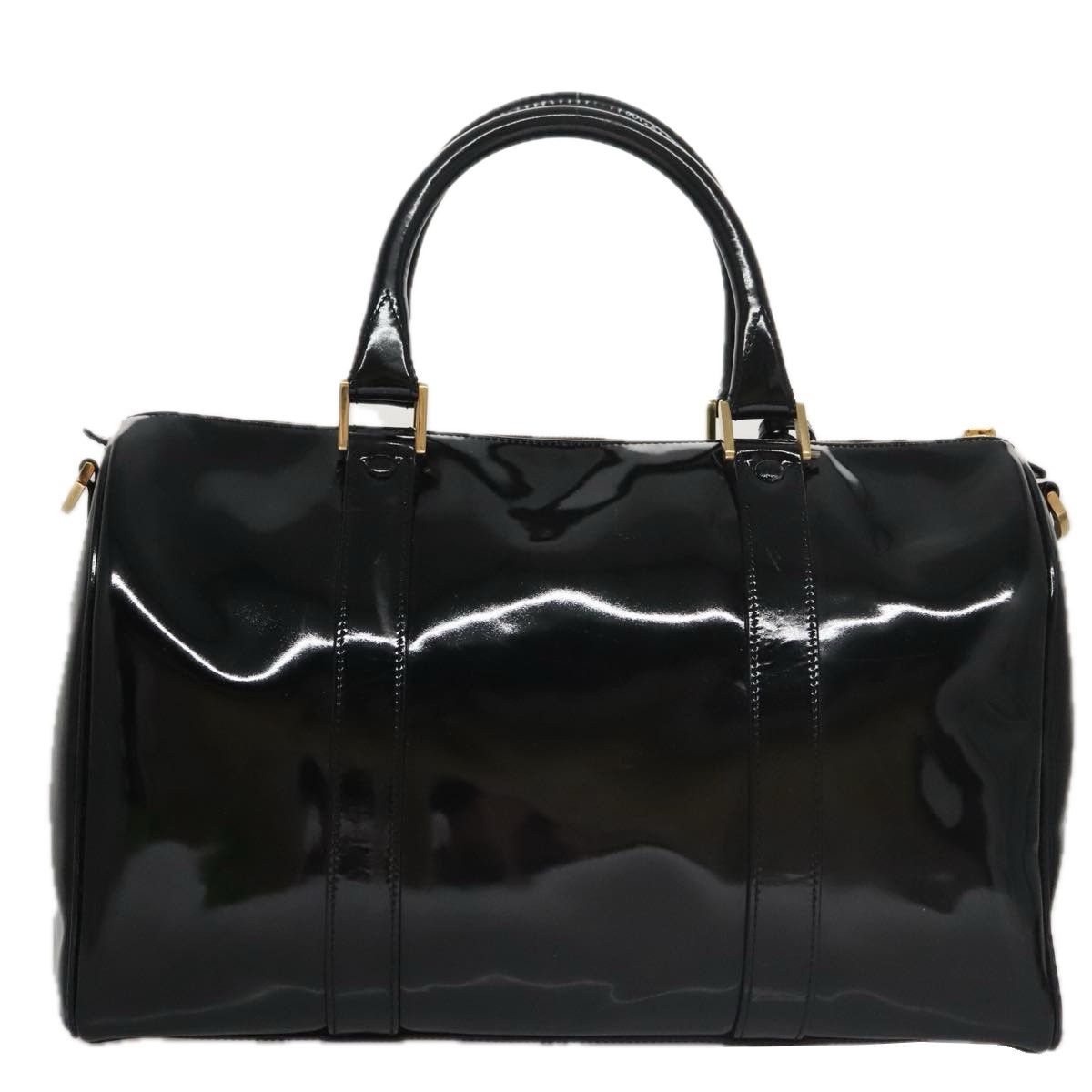Chanel Logo Cc Black Patent Leather Travel Bag (Pre-Owned) Size ONE SIZE - 2 Thumbnail