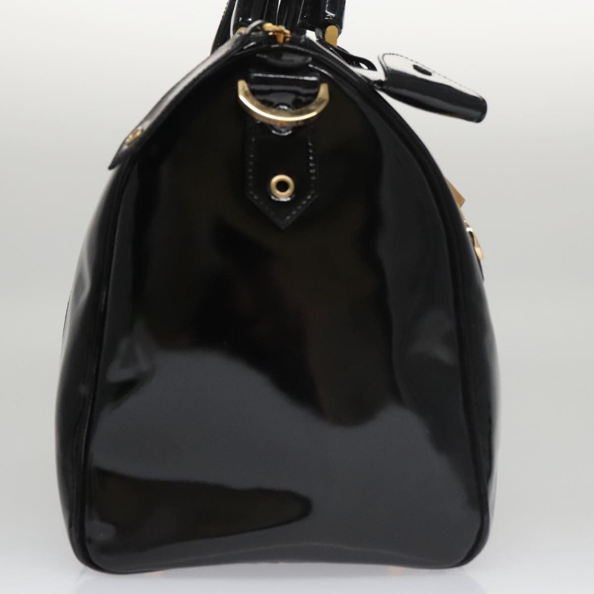Chanel Logo Cc Black Patent Leather Travel Bag (Pre-Owned) Size ONE SIZE - 4 Thumbnail