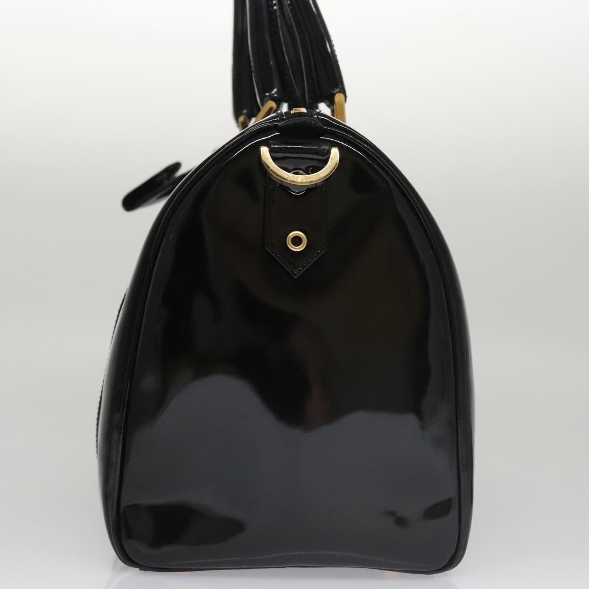 Chanel Logo Cc Black Patent Leather Travel Bag (Pre-Owned) Size ONE SIZE - 3 Thumbnail