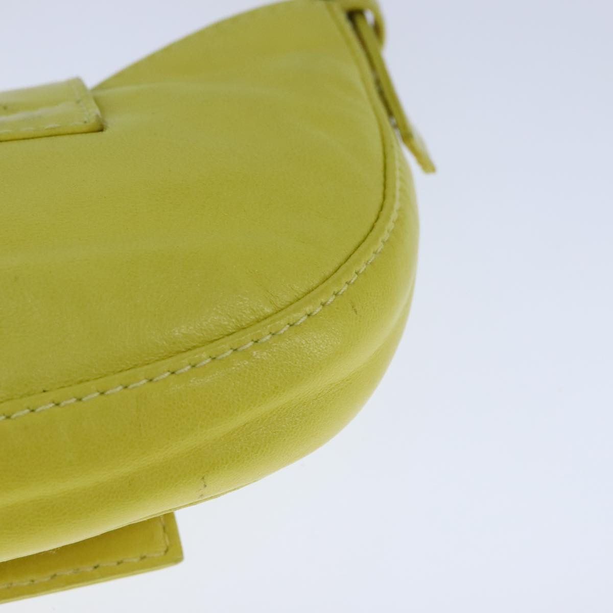 Fendi Croissant Petit Yellow Leather Handbag (Pre-Owned) Size ONE SIZE - 10 Thumbnail