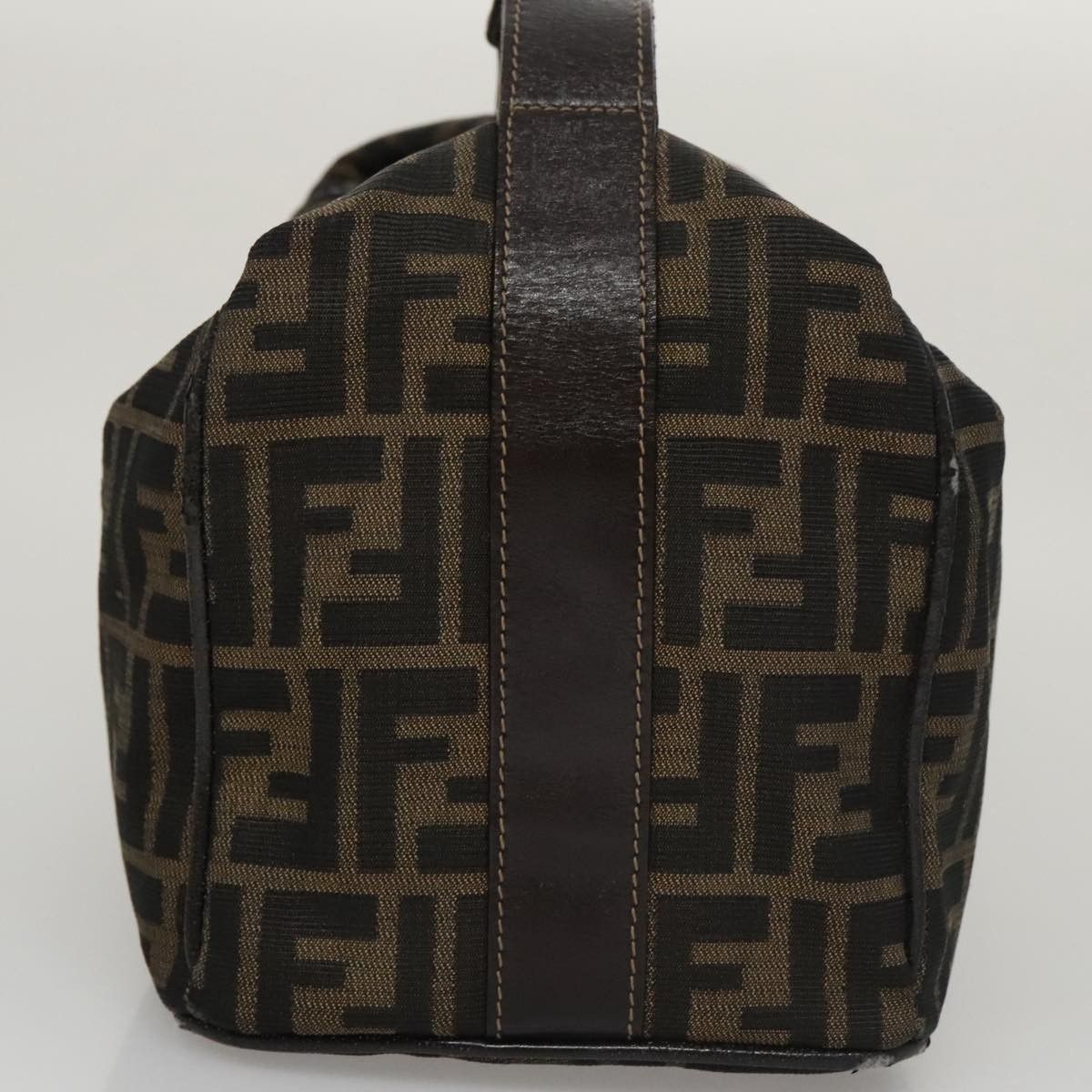 Fendi Zucca Brown Canvas Clutch Bag (Pre-Owned) Size ONE SIZE - 4 Thumbnail