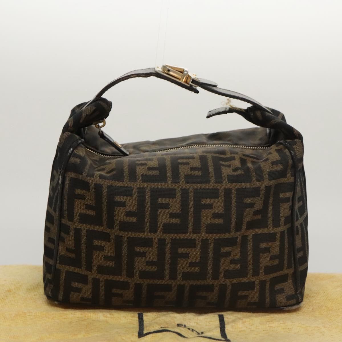 Fendi Zucca Brown Canvas Clutch Bag (Pre-Owned) Size ONE SIZE - 16 Thumbnail