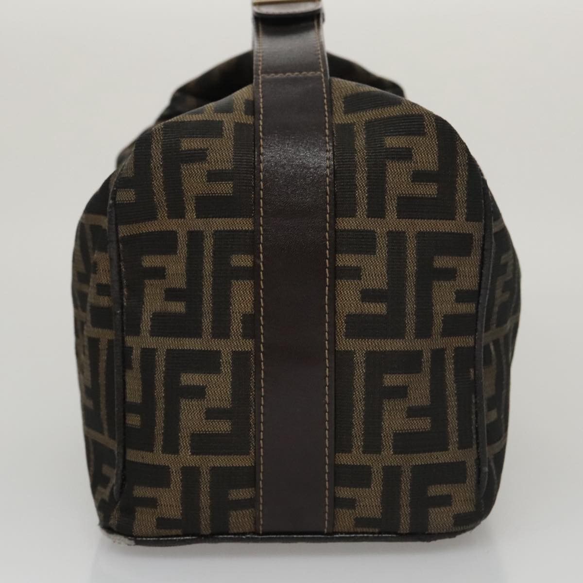 Fendi Zucca Brown Canvas Clutch Bag (Pre-Owned) Size ONE SIZE - 3 Thumbnail