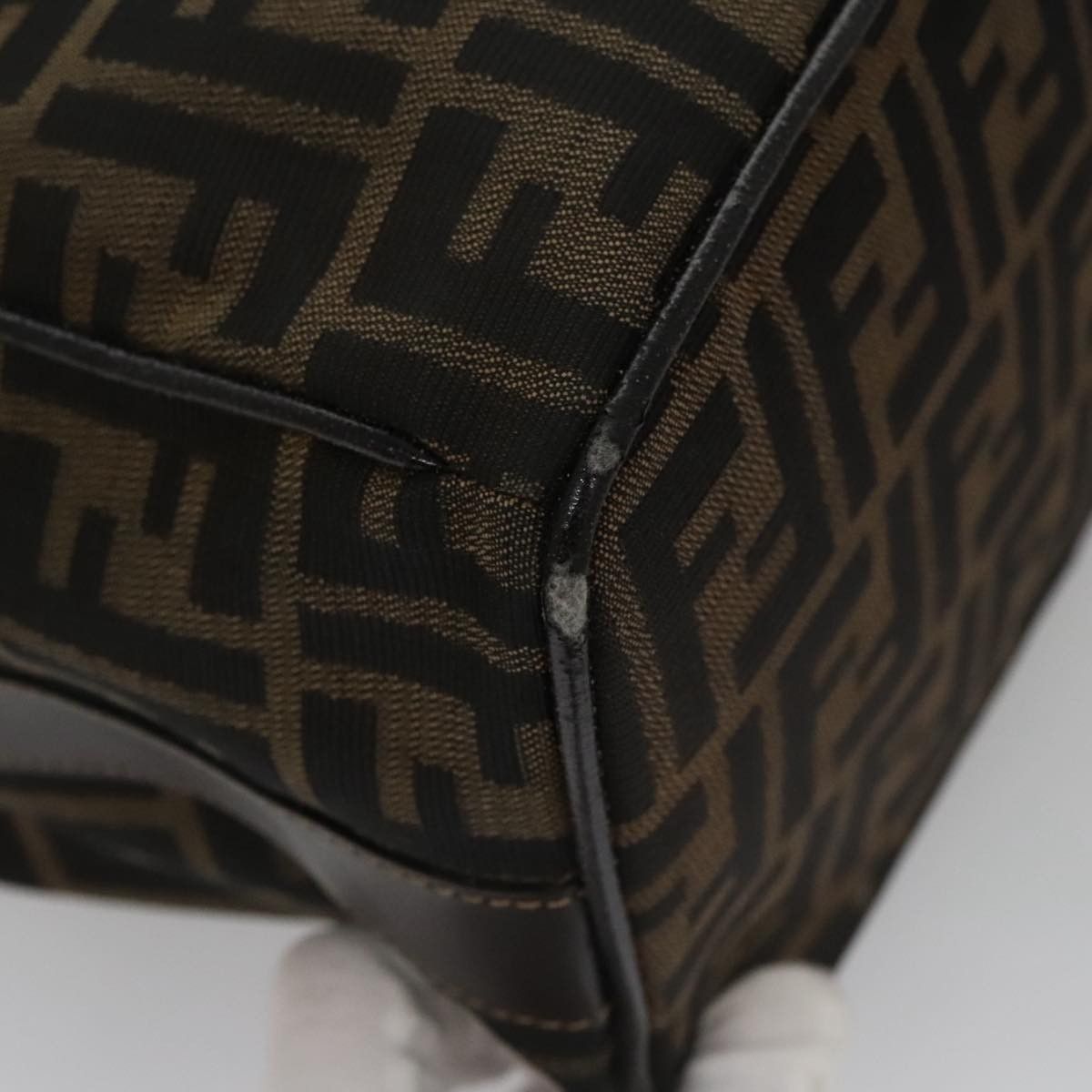 Fendi Zucca Brown Canvas Clutch Bag (Pre-Owned) Size ONE SIZE - 8 Thumbnail