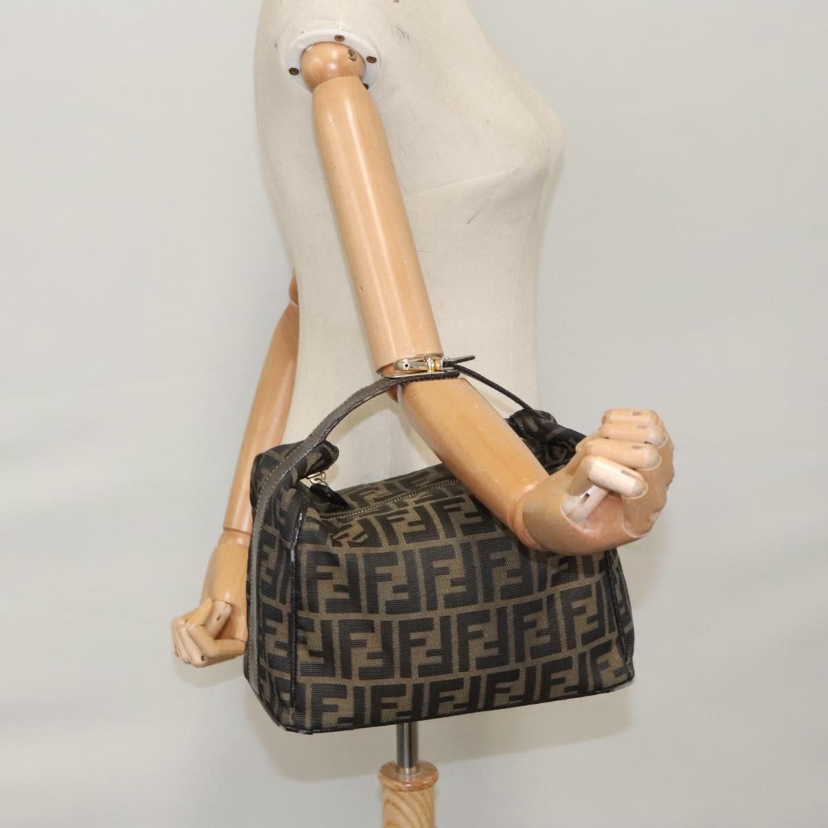 Fendi Zucca Brown Canvas Clutch Bag (Pre-Owned) Size ONE SIZE - 17 Thumbnail