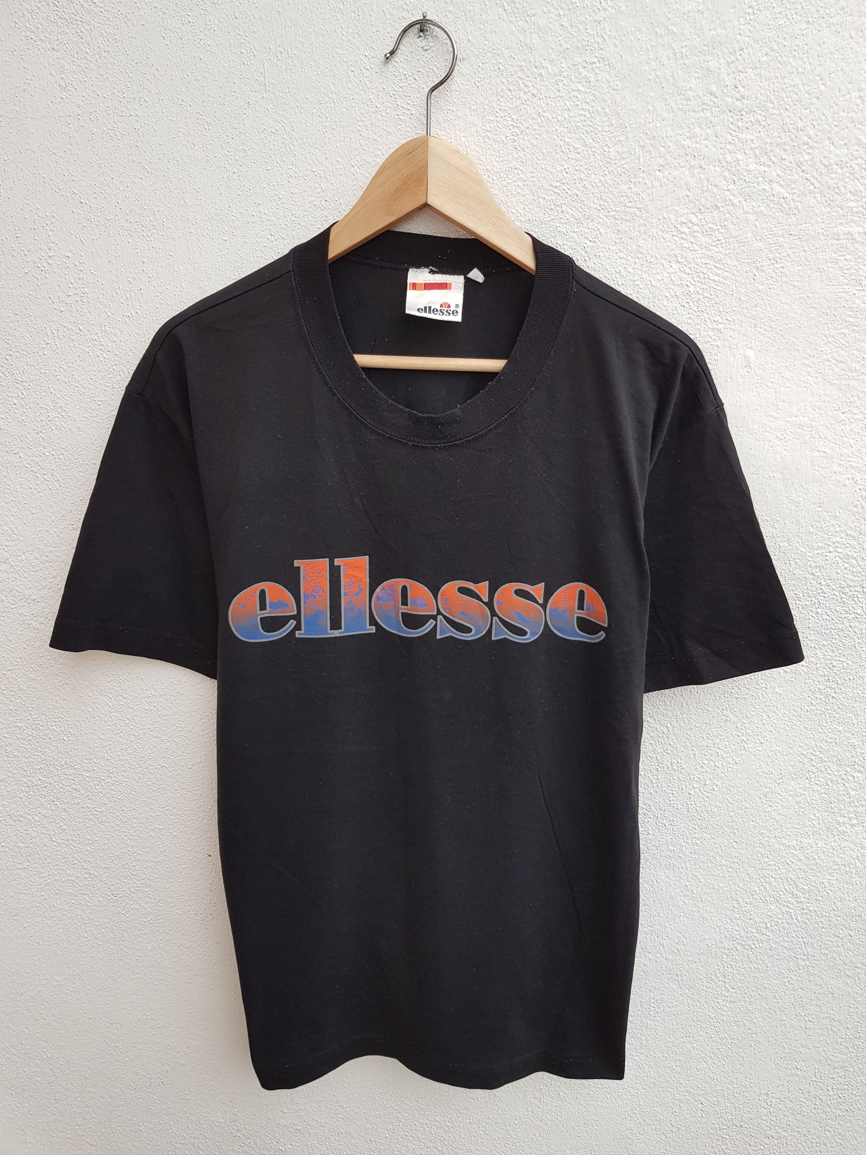 Ellesse × Japanese Brand Vtg Ellesse Spell Out T-Shirt Size M Size US M / EU 48-50 / 2 - 2 Thumbnail