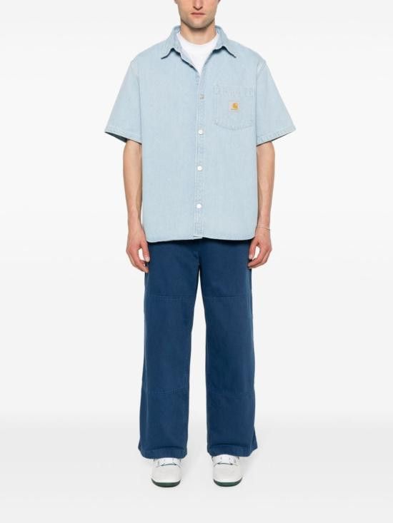 Carhartt Wip CARHARTT WIP Men Straight Pants I033124 1ZF4J Blue Size US 29 - 3 Thumbnail