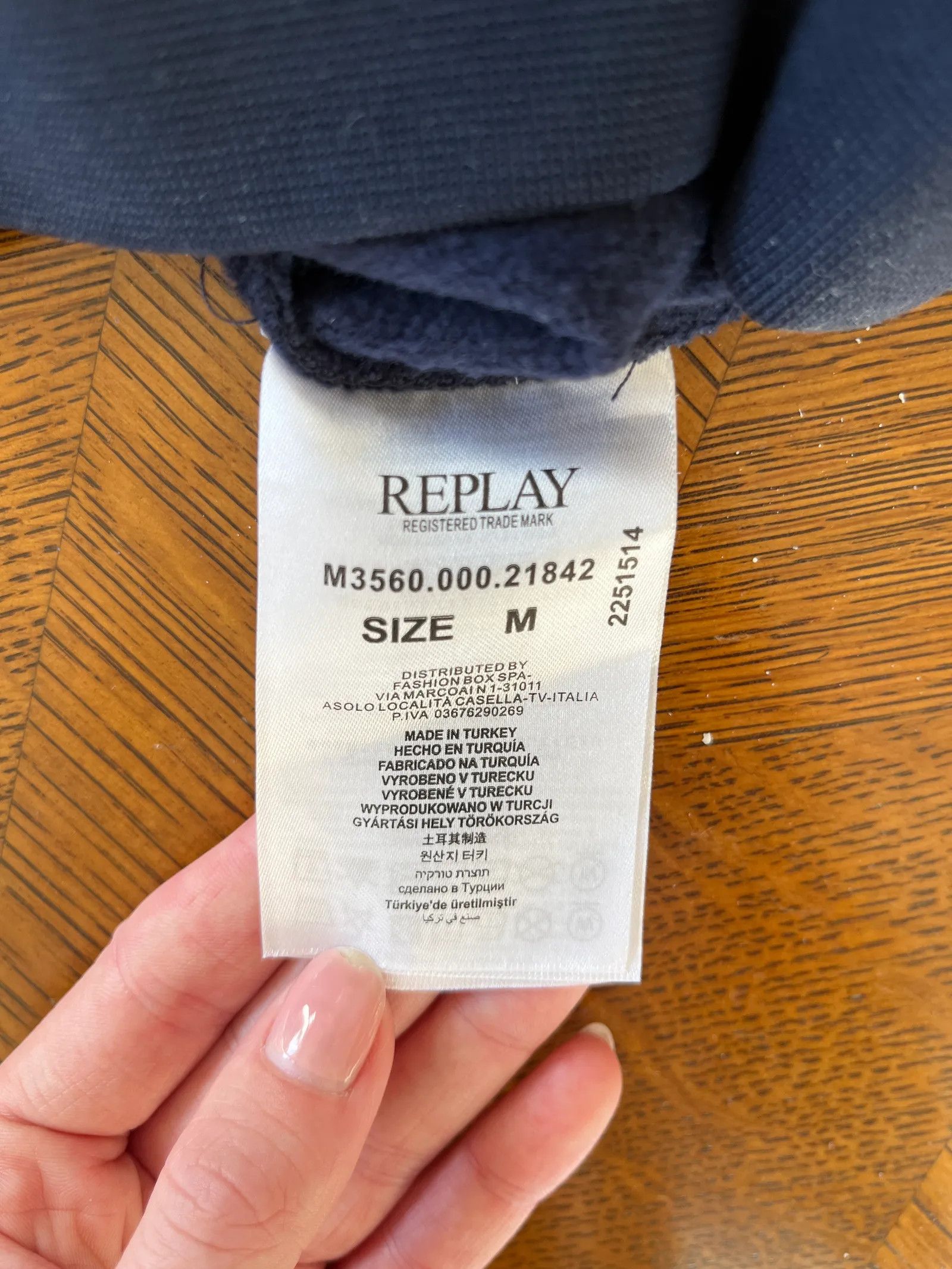 Replay Replay Replay M3290 Logo Sweatshirt Sweatshirt Size US M / EU 48-50 / 2 - 4 Thumbnail