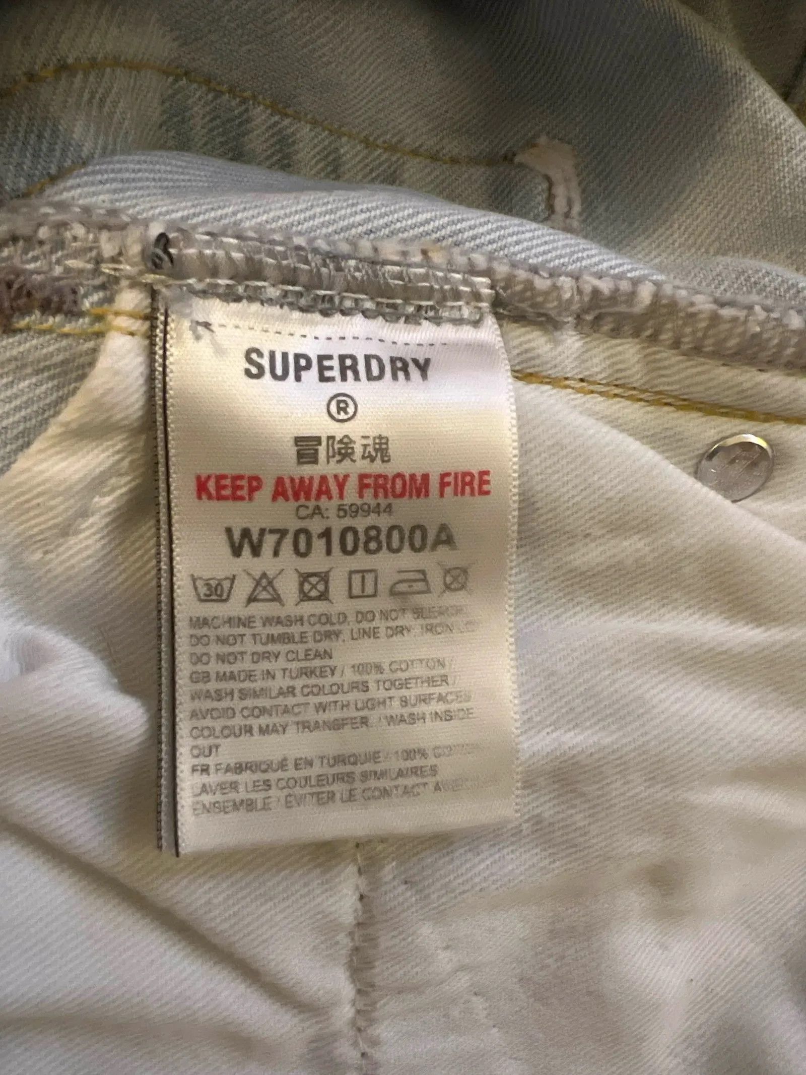 Superdry Superdry W7010800A Jeans Size 30" / US 8 / IT 44 - 4 Thumbnail