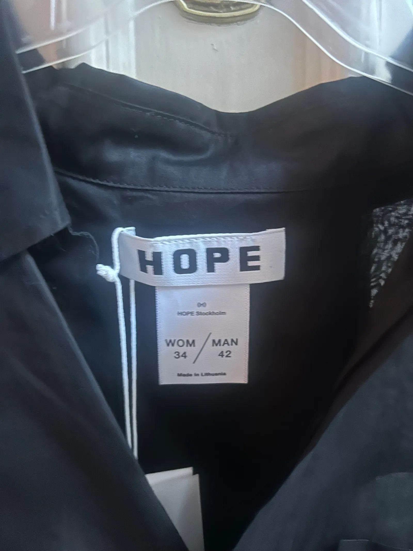 Hope Hope Trunk shirt black organza Shirt Size XS / US 0-2 / IT 36-38 - 2 Thumbnail