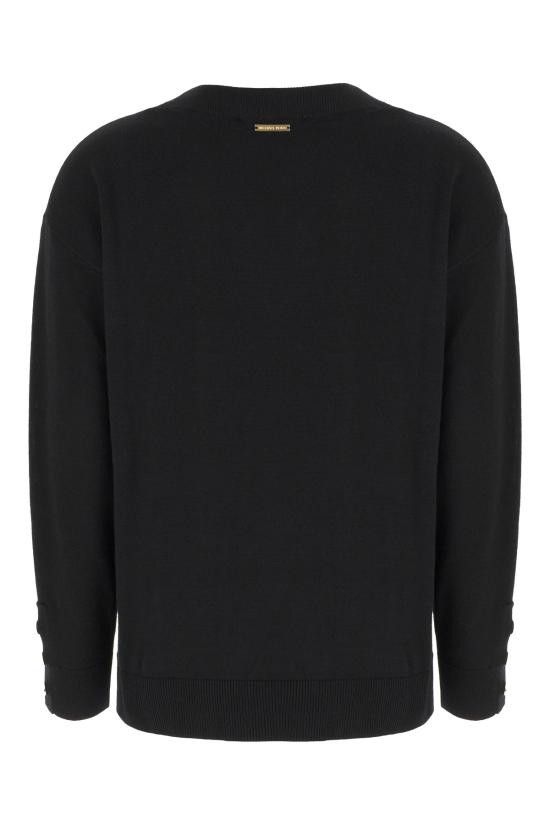 Michael Kors MICHAEL KORS Women Sweater MT460YB4VR 001 BLACK Size L / US 10 / IT 46 - 2 Thumbnail