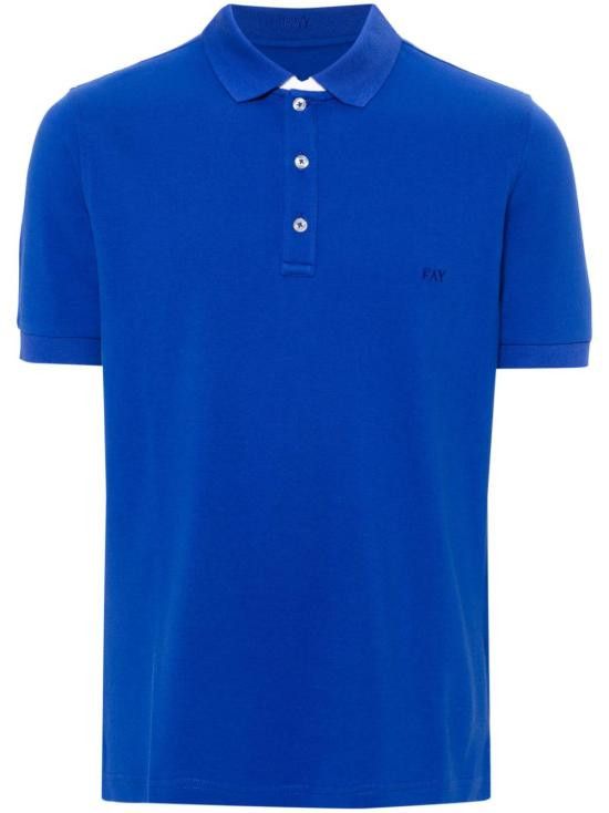 Fay FAY Men T-Shirts NPMB248135S TDWU802 Blue Size US XL / EU 56 / 4 - 7 Thumbnail