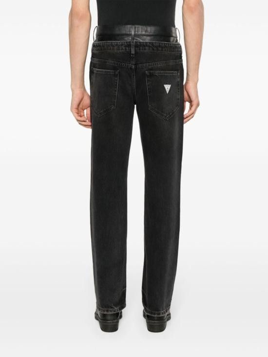 Guess GUESS Men Denim Pants M4GU45D57F0 GUAB Black Size US 34 / EU 50 - 2 Thumbnail