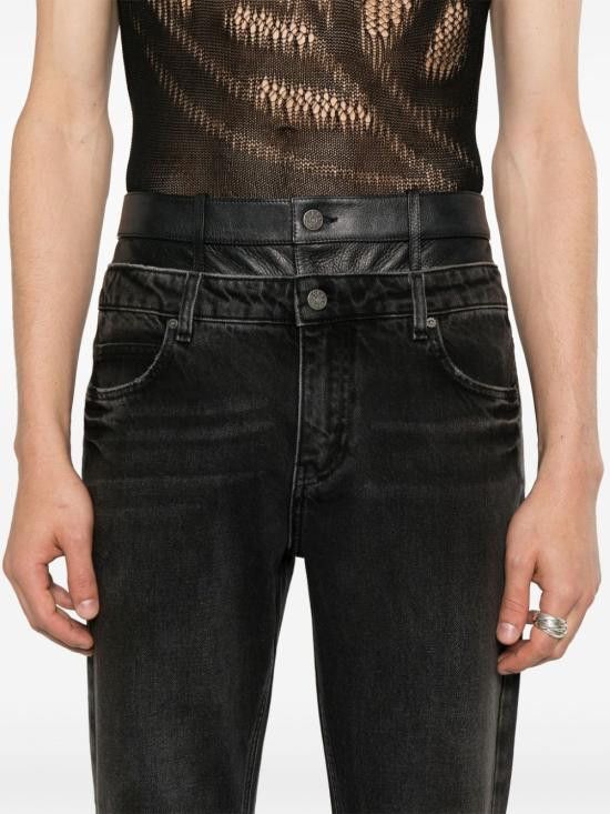 Guess GUESS Men Denim Pants M4GU45D57F0 GUAB Black Size US 34 / EU 50 - 4 Thumbnail