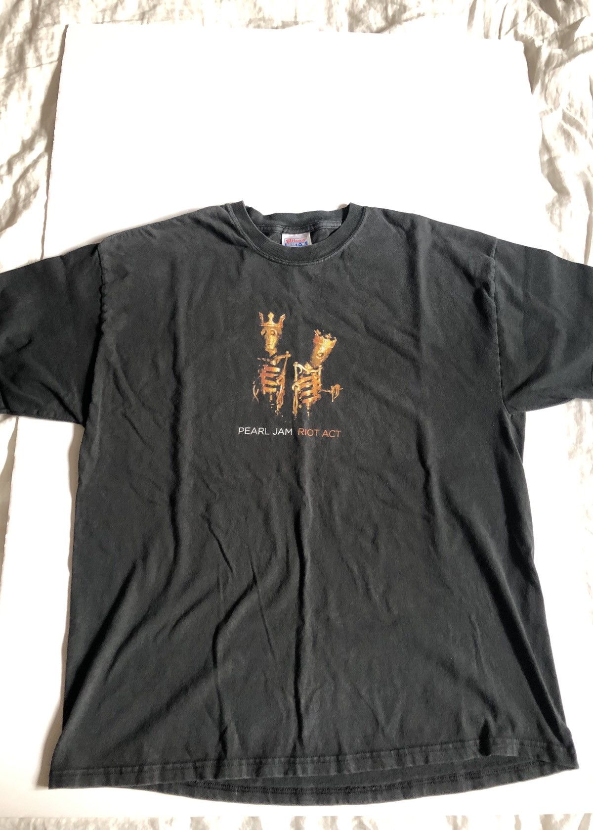 Vintage 2003 Pearl Jam Riot Act T-Shirt Large Rare Parking