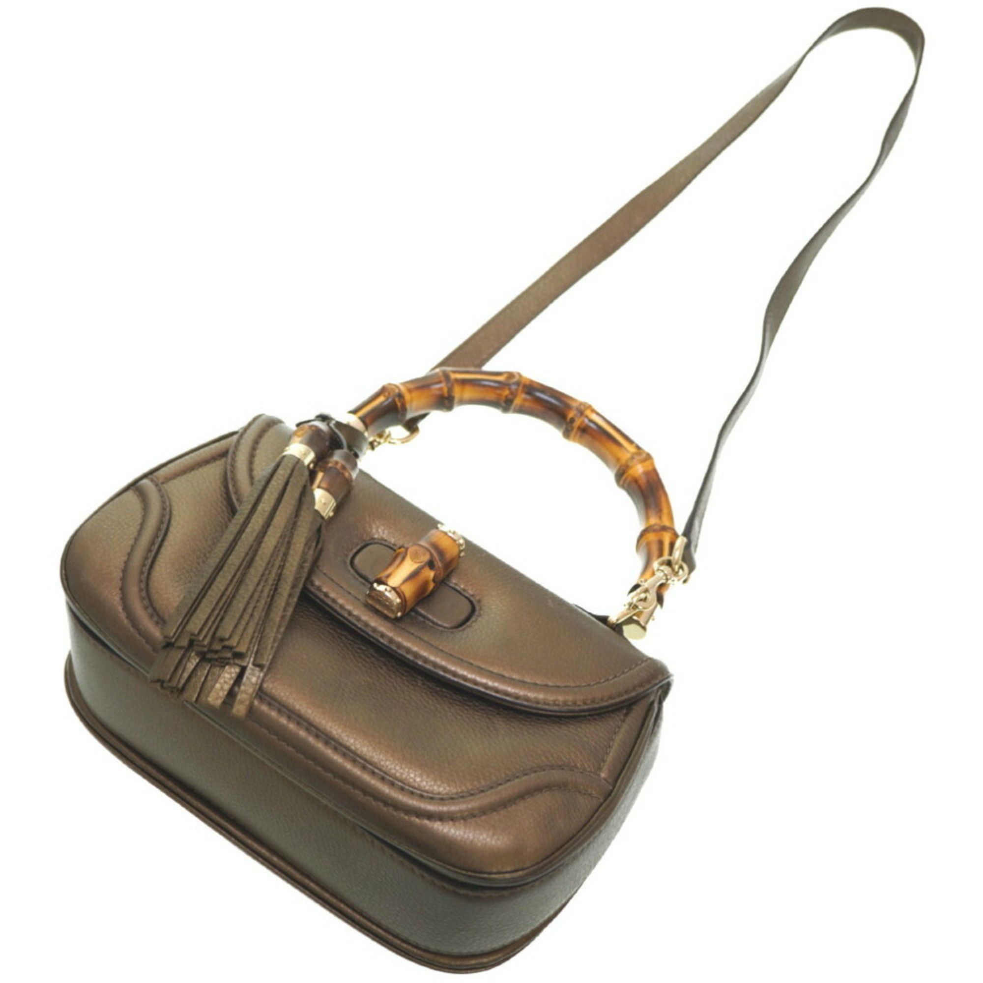 Gucci Gucci Bamboo handbag Size ONE SIZE - 3 Thumbnail