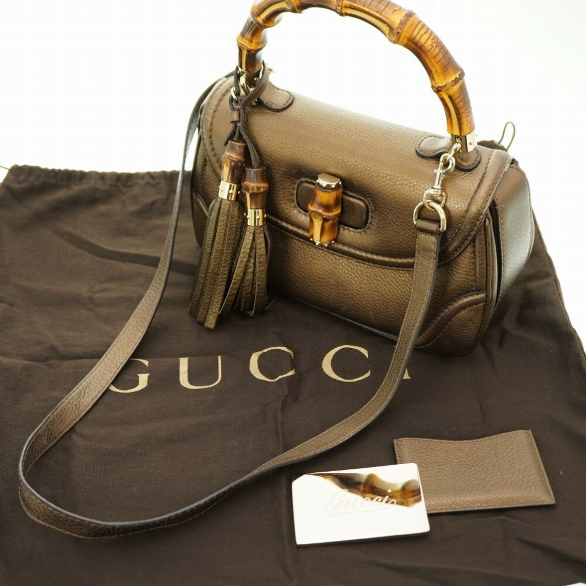 Gucci Gucci Bamboo handbag Size ONE SIZE - 8 Thumbnail