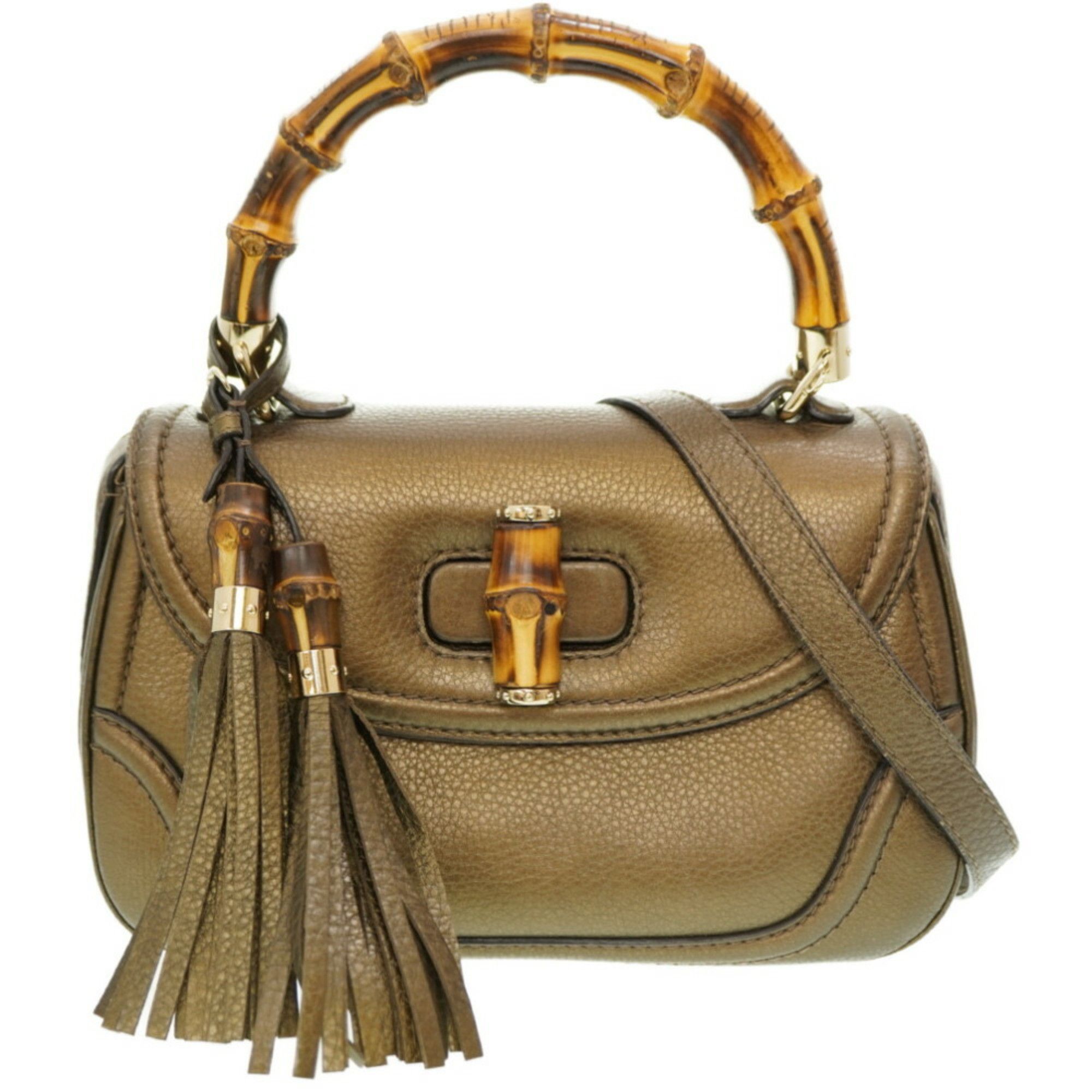 Gucci Gucci Bamboo handbag Size ONE SIZE - 9 Thumbnail