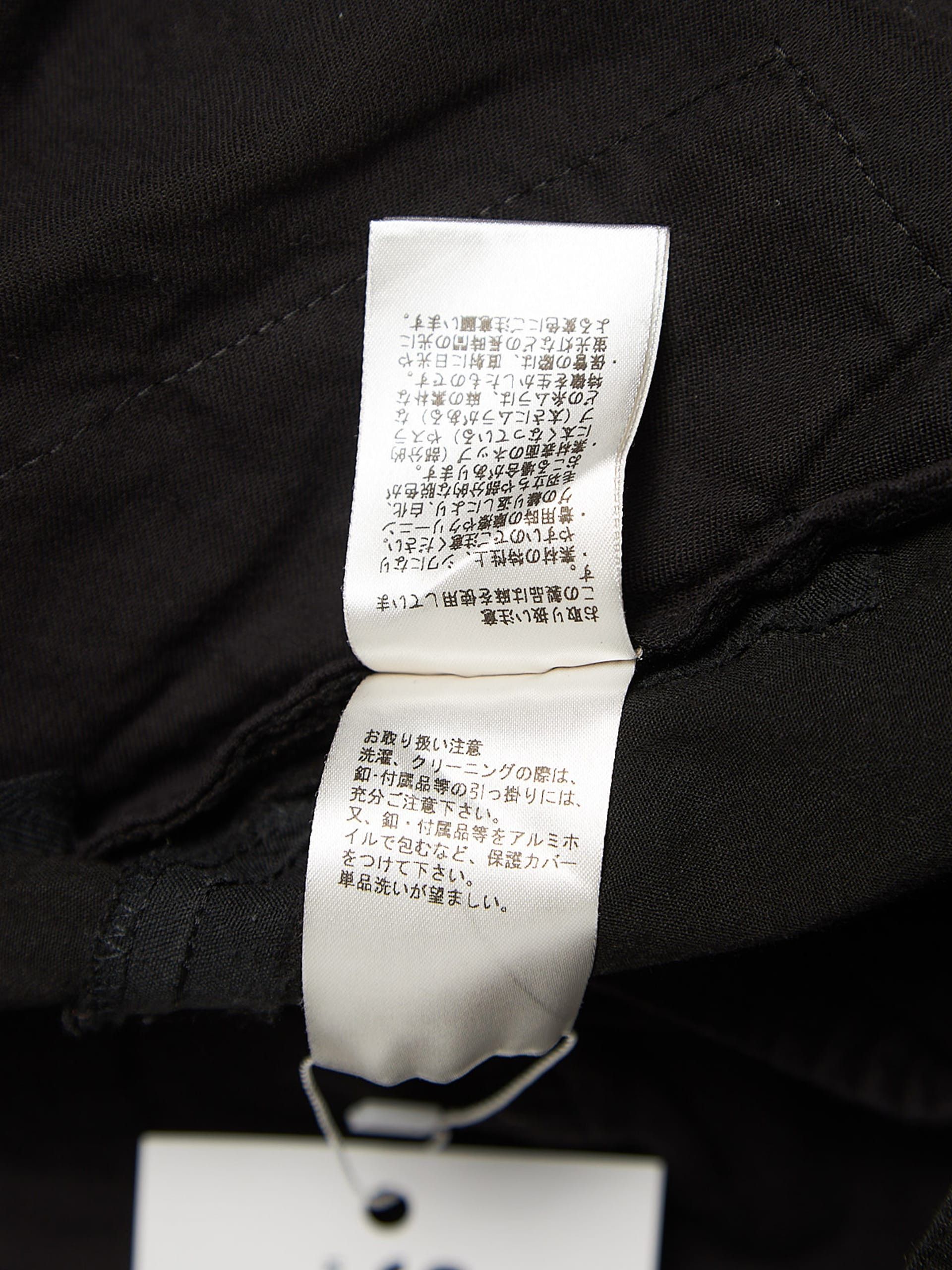 Attachment Black Leather Drawstring Linen Blend Pants Size US 36 / EU 52 - 4 Thumbnail