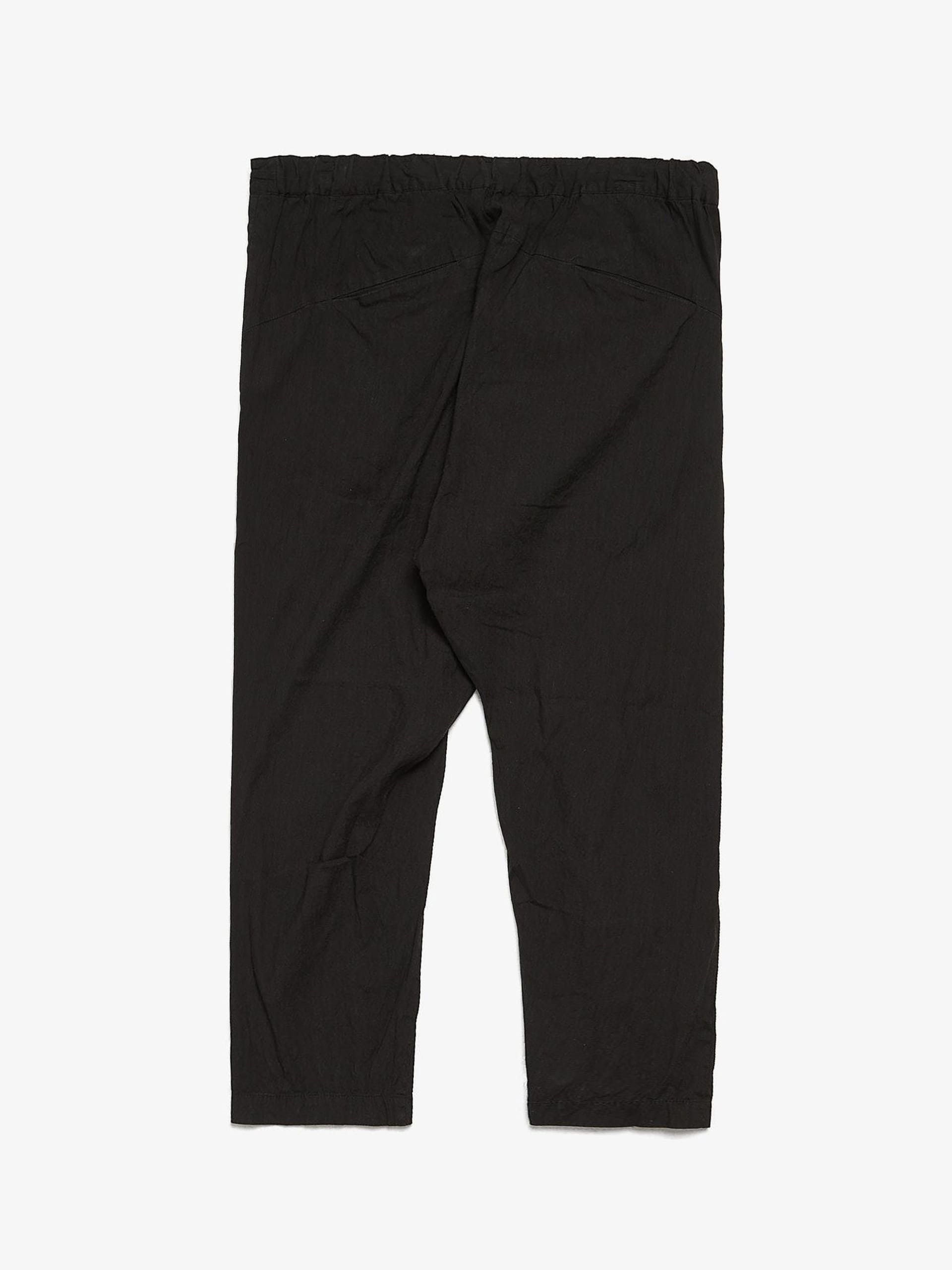 Attachment Black Leather Drawstring Linen Blend Pants Size US 36 / EU 52 - 2 Thumbnail