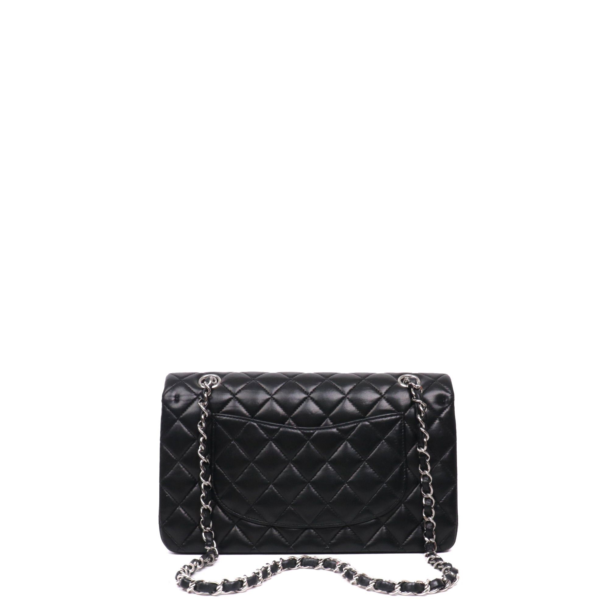 Chanel CHANEL - Chanel Classique/Timeless Chanel 11.12 double flap handbag in black smooth leather Size ONE SIZE - 3 Thumbnail