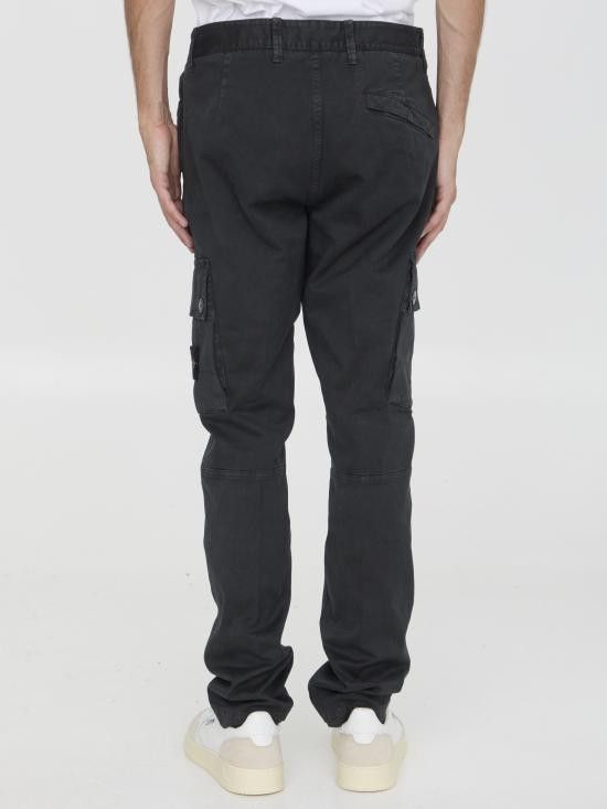 Stone Island STONE ISLAND Men Straight Pants 8115303L1 BLACK Size US 30 / EU 46 - 4 Thumbnail