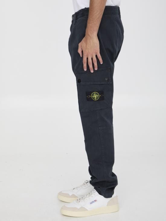 Stone Island STONE ISLAND Men Straight Pants 8115303L1 BLUE Size US 31 - 3 Thumbnail