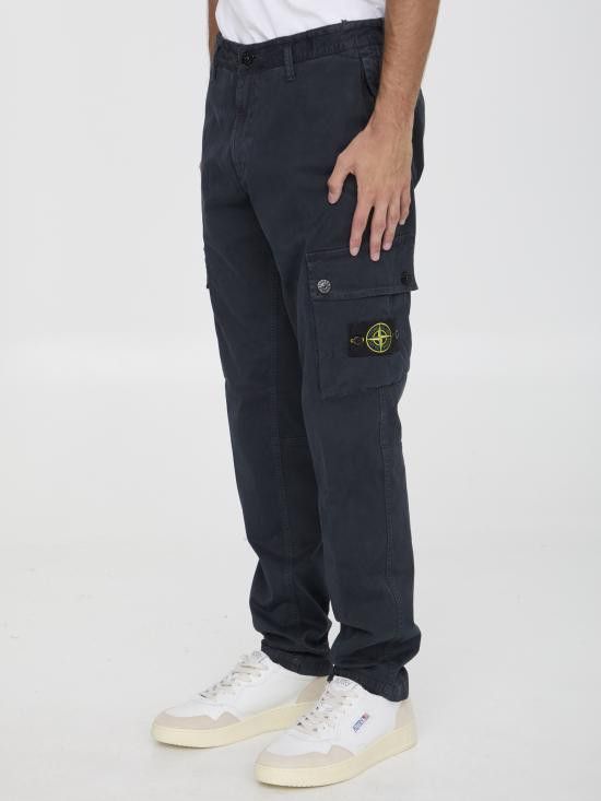 Stone Island STONE ISLAND Men Straight Pants 8115303L1 BLUE Size US 31 - 2 Thumbnail