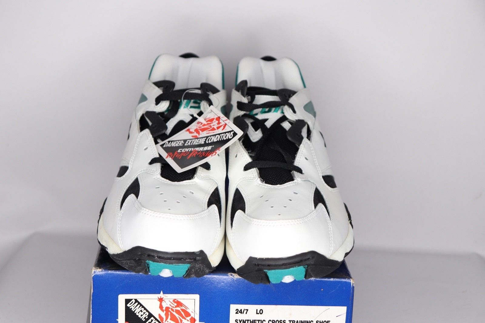 Converse Vintage Vintage 90s New Converse Mens Size 11 Cons React 24 7 Lo Cross Trainer Shoes White Grailed
