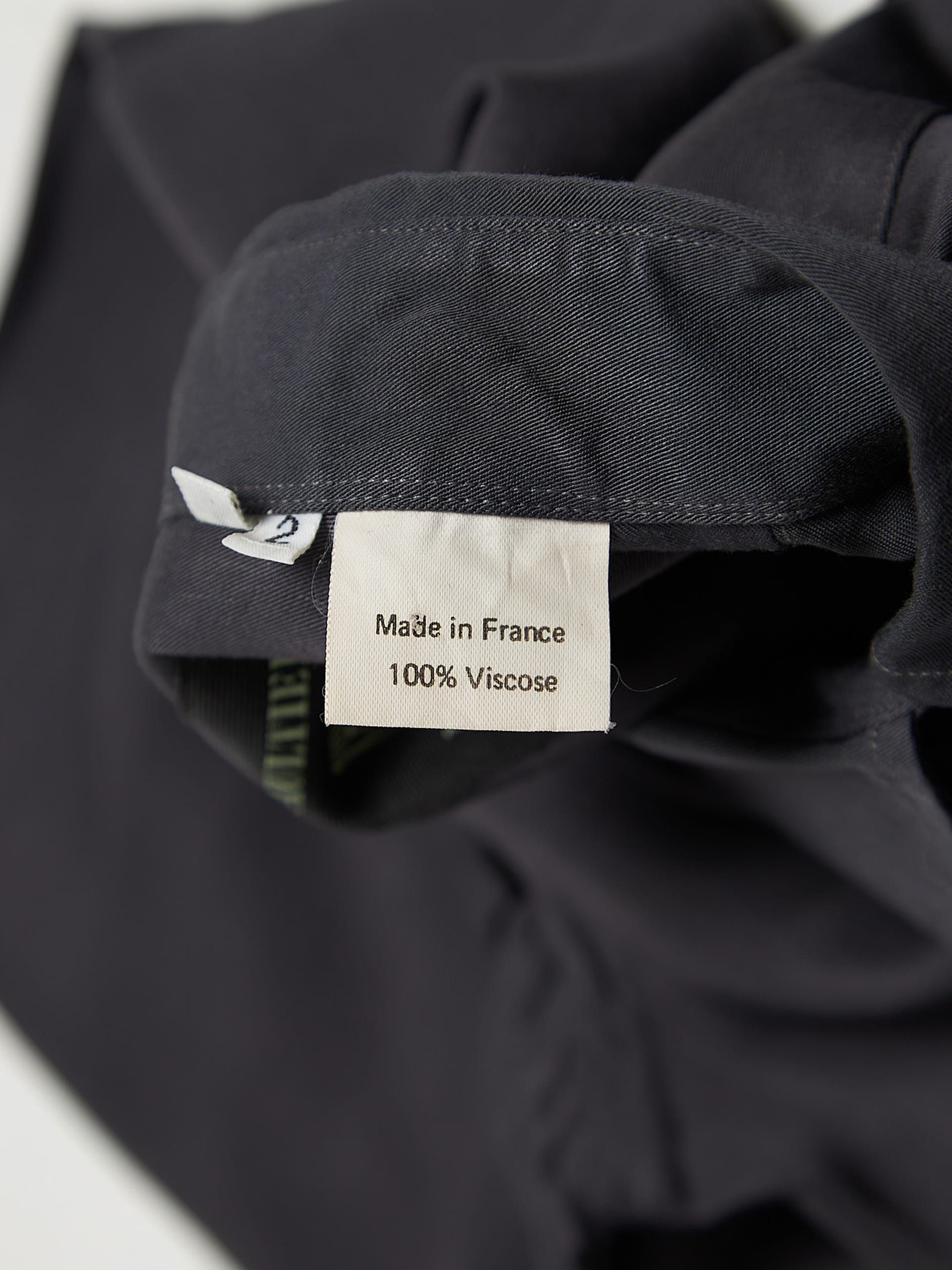Jean Paul Gaultier Dark Gray Classic Viscose Shirt Size US S / EU 44-46 / 1 - 4 Thumbnail