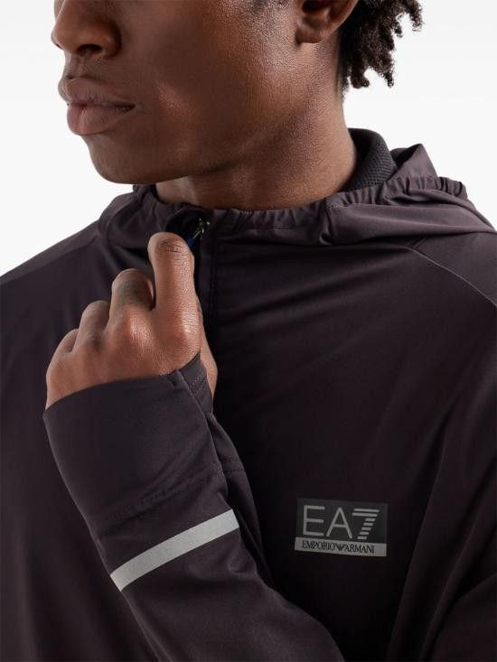 Emporio Armani EMPORIO ARMANI Women Hoodies 6DPM57 PNDDZ1771 Black Size 3XL / US 20-22 - 2 Thumbnail