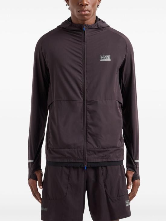Emporio Armani EMPORIO ARMANI Women Hoodies 6DPM57 PNDDZ1771 Black Size 3XL / US 20-22 - 4 Thumbnail