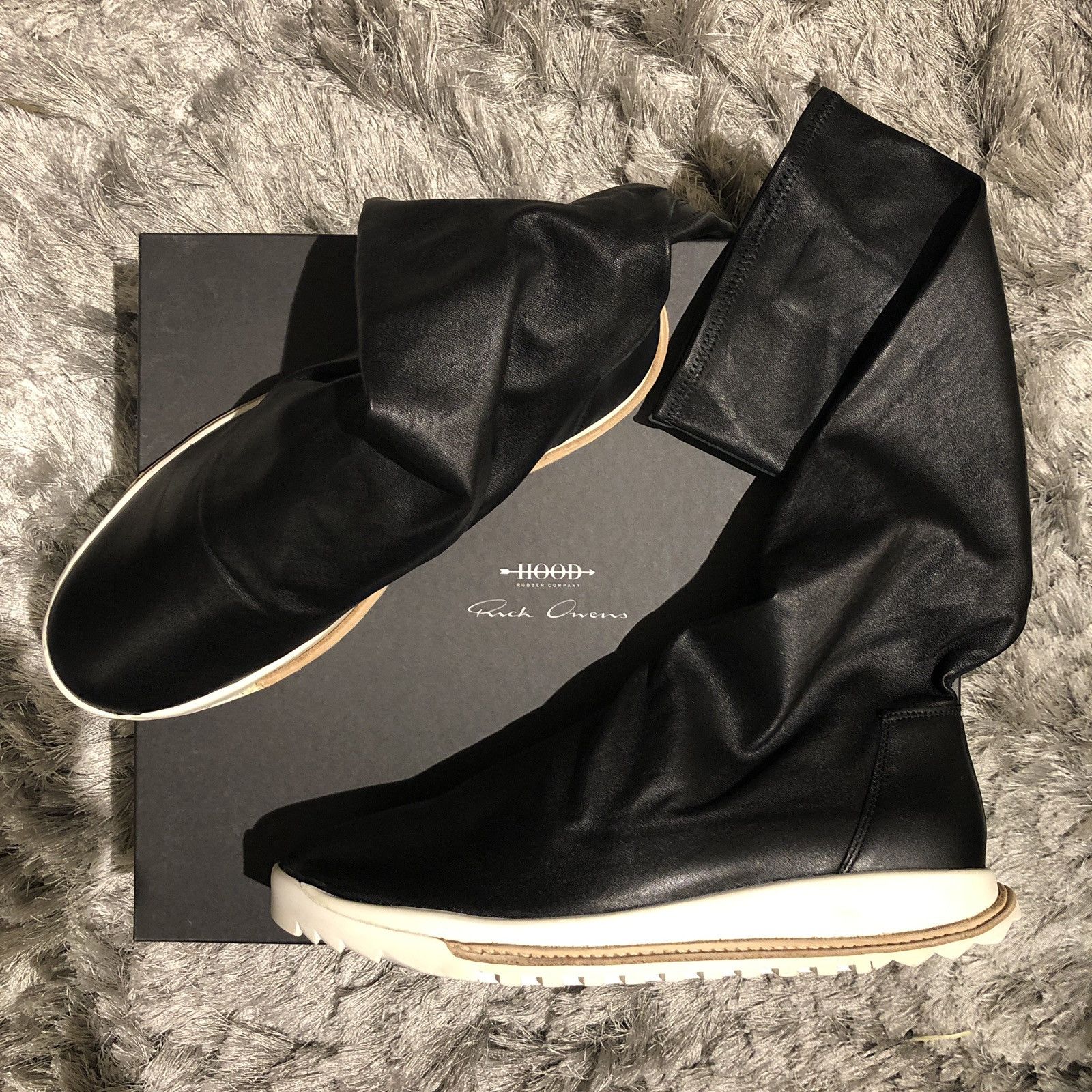 Rick owens 購入 × HOOD RUBBER COMPANY ブーツ 美品 Rick owens