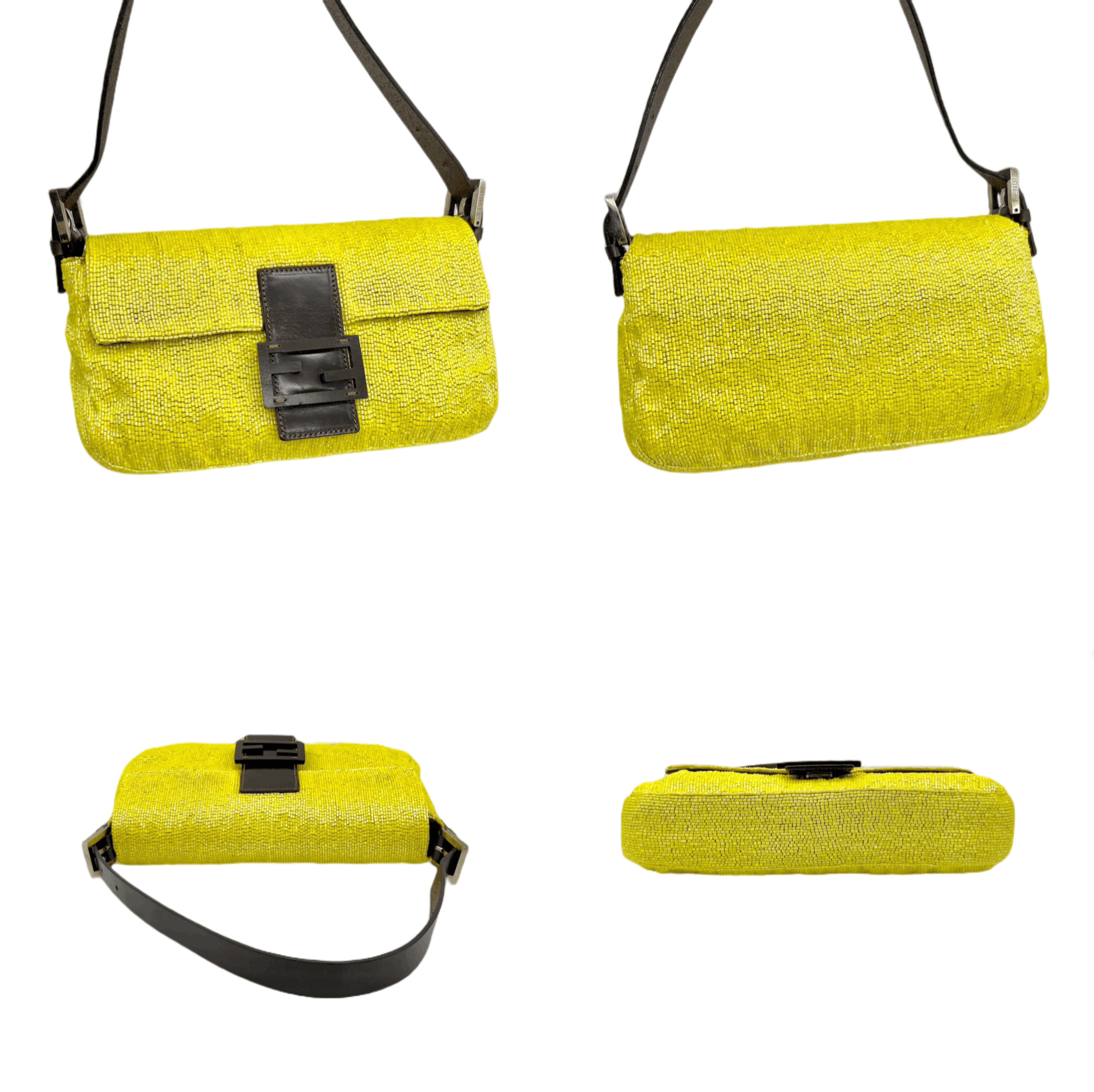 Fendi Fendi Bead Embroidered Mamma Bucket Pm Shoulder Bag Size ONE SIZE - 5 Thumbnail