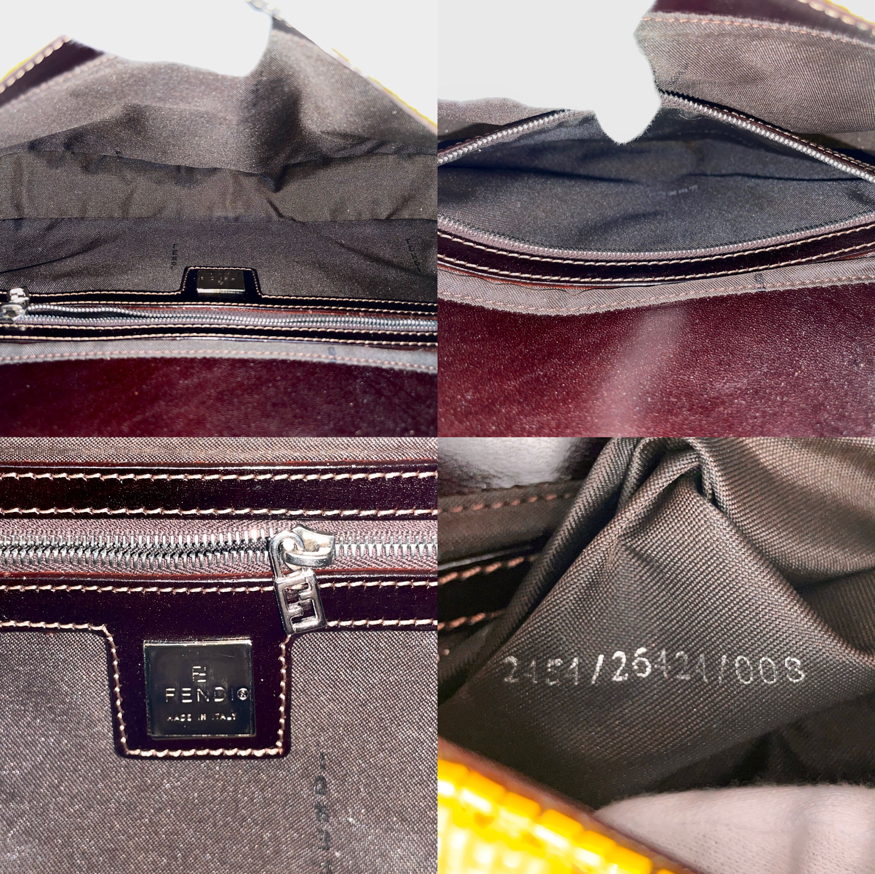 Fendi Fendi Bead Embroidered Mamma Bucket Pm Shoulder Bag Size ONE SIZE - 12 Thumbnail
