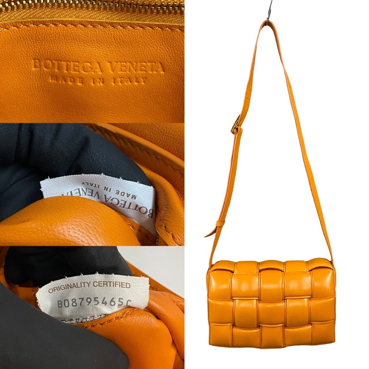 Bottega Veneta Bottega Veneta Shoulder Bag Orange Leather Size ONE SIZE - 3 Thumbnail
