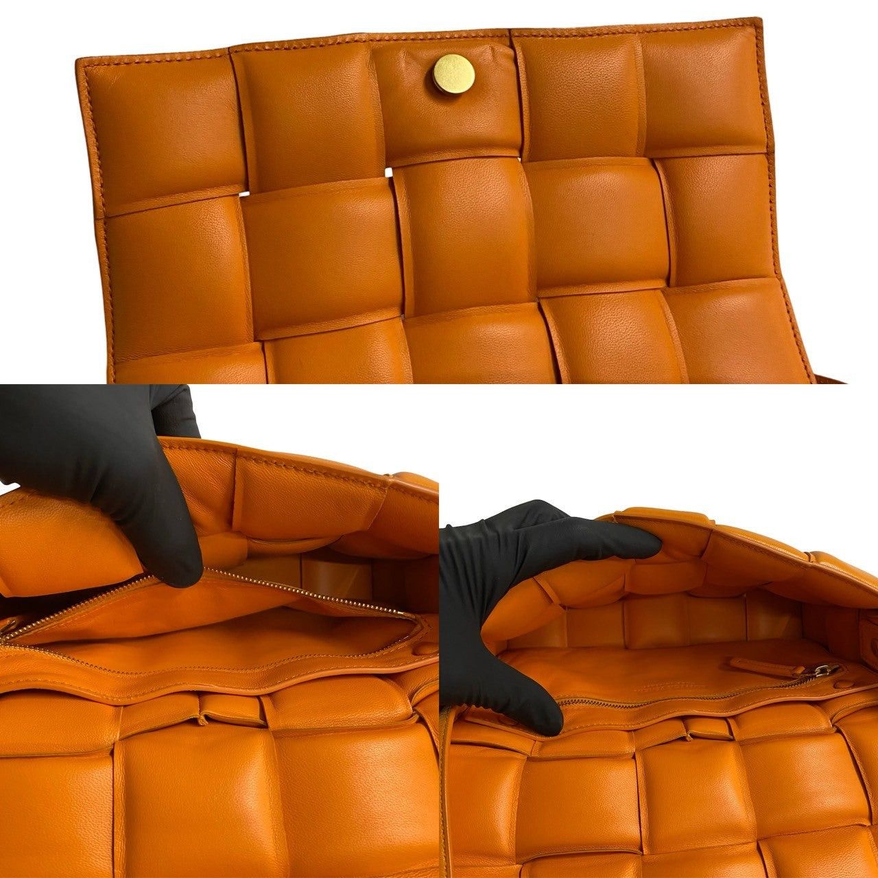 Bottega Veneta Bottega Veneta Shoulder Bag Orange Leather Size ONE SIZE - 8 Thumbnail
