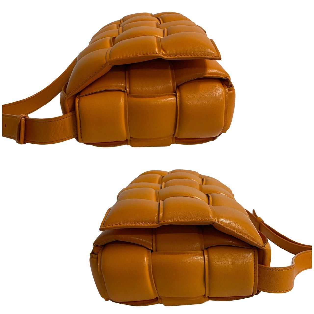 Bottega Veneta Bottega Veneta Shoulder Bag Orange Leather Size ONE SIZE - 6 Thumbnail