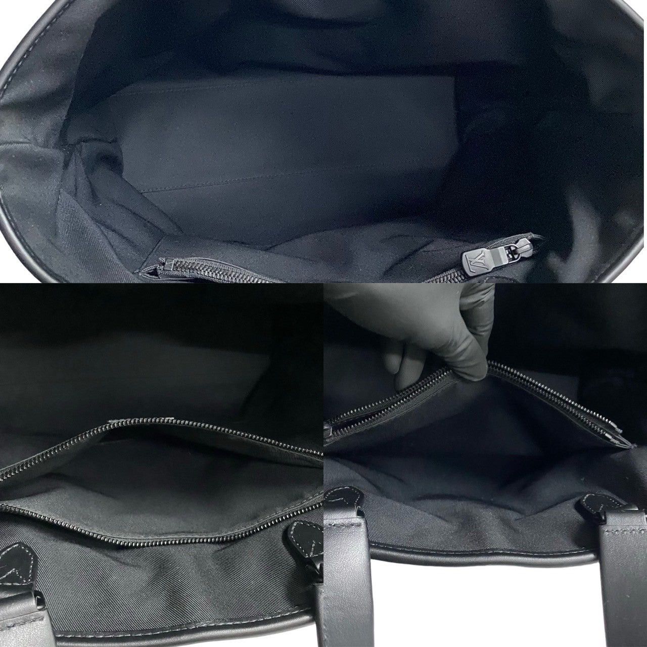 Louis Vuitton Louis Vuitton Shoulder Bag Black Leather Size ONE SIZE - 8 Thumbnail