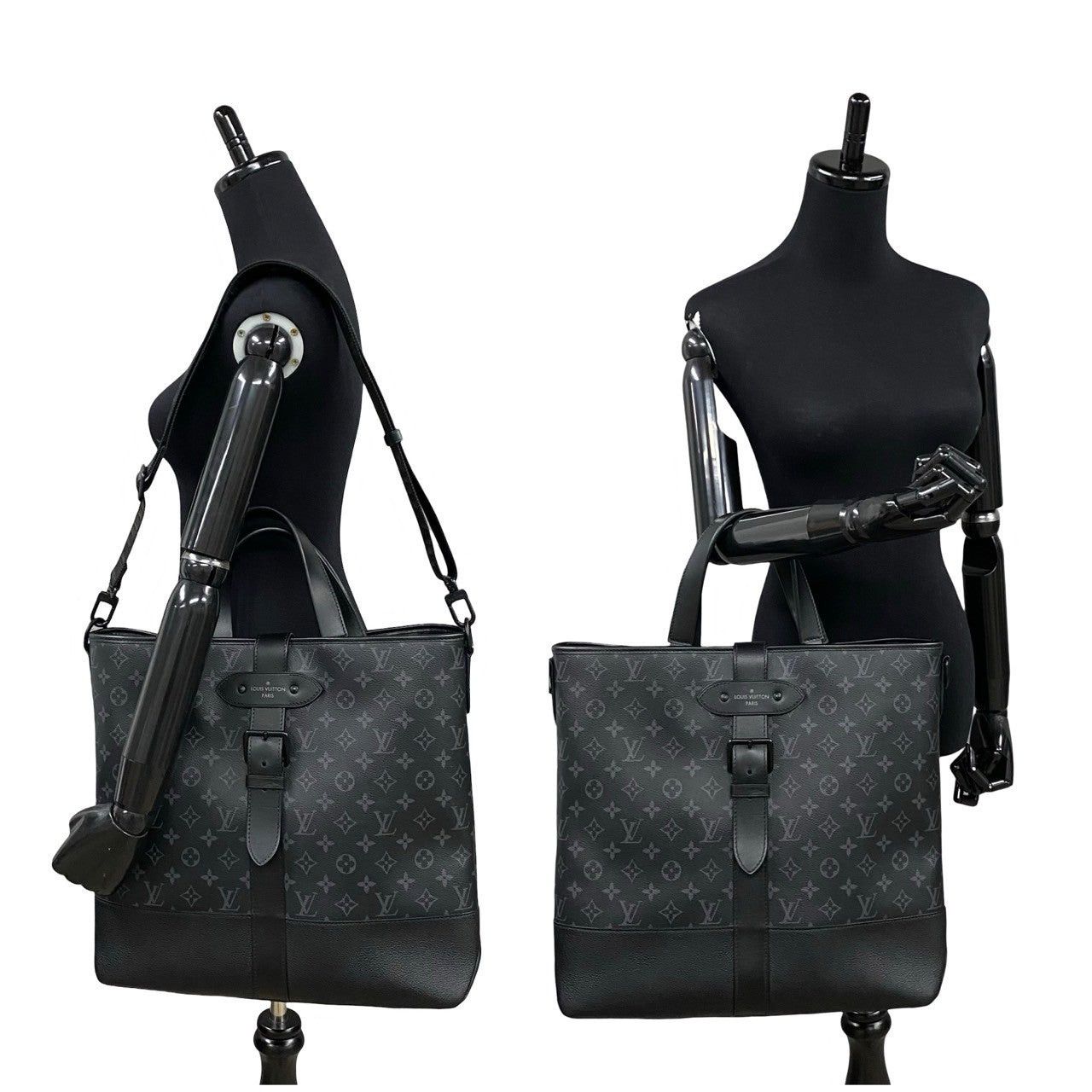 Louis Vuitton Louis Vuitton Shoulder Bag Black Leather Size ONE SIZE - 2 Thumbnail
