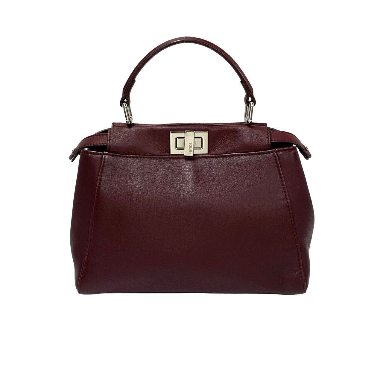 Fendi Fendi Shoulder Bag Red Leather Size ONE SIZE - 4 Thumbnail