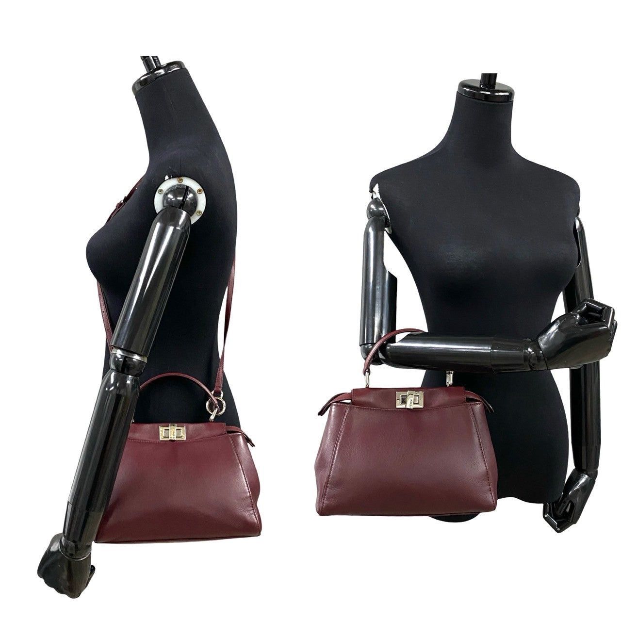 Fendi Fendi Shoulder Bag Red Leather Size ONE SIZE - 2 Thumbnail